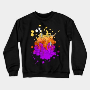 City Cut Paper Landscape Crewneck Sweatshirt